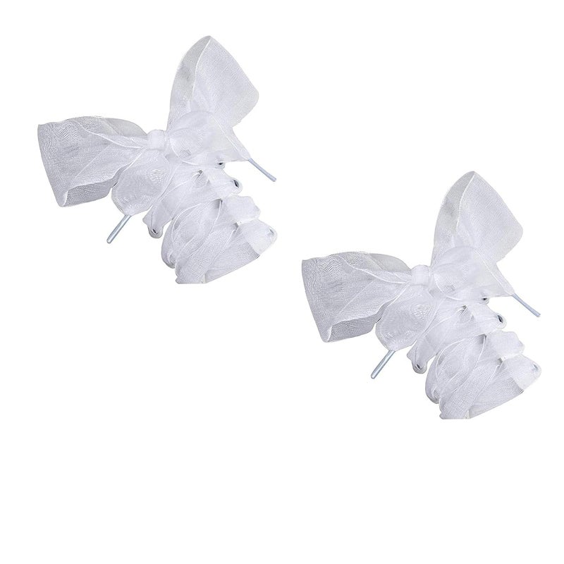 YFLY رباط حذاء YFLY، شريط ساتان ناعم مسطح للأحذية الرياضية للنساء والفتيات - Image 1